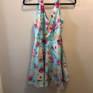 Size Small Fit and Flare Floral Dress. Worn Once